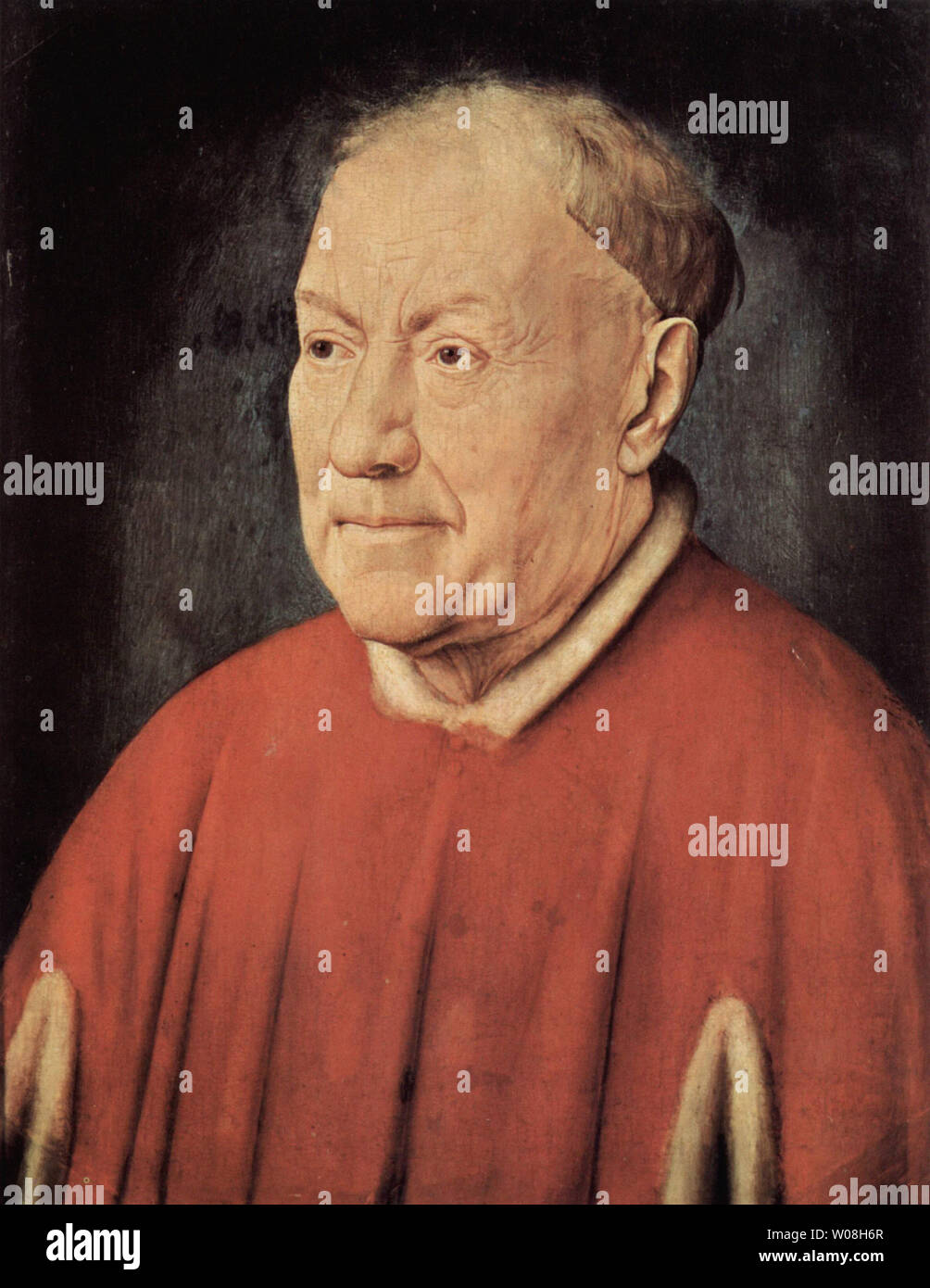 Jan van Eyck - Portrait Cardinal Albergati Stock Photo - Alamy