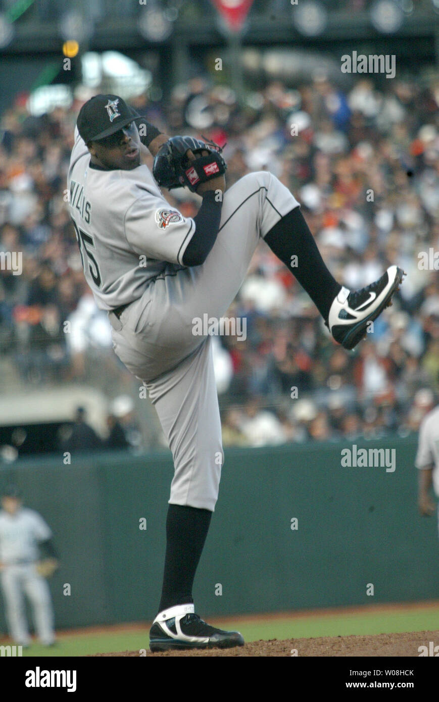 Florida marlins pitcher dontrelle willis hi-res stock photography