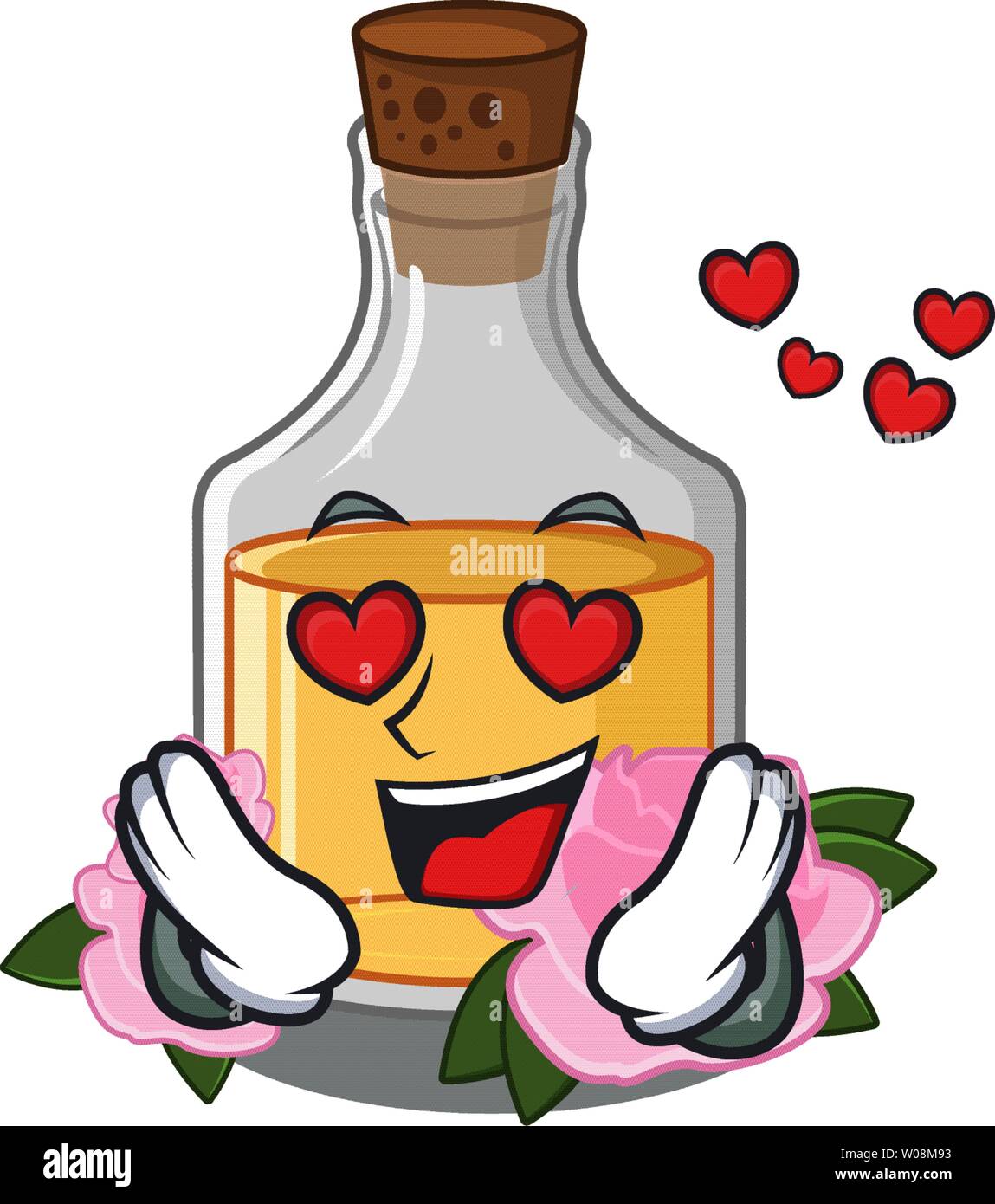Rose essential oil in Cut Out Stock Images & Pictures Alamy