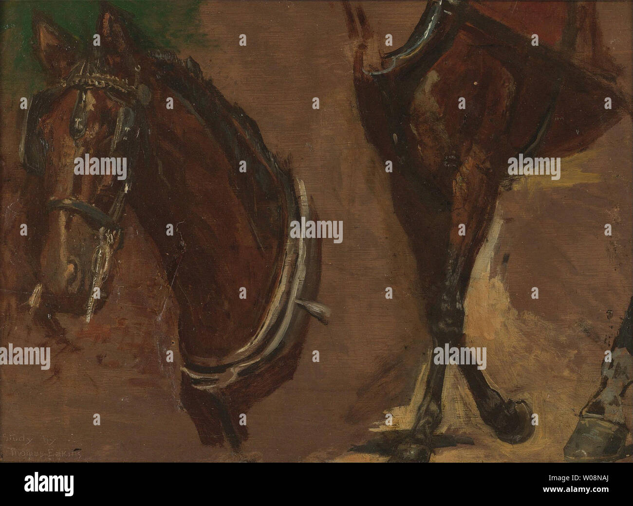 Thomas Eakins Study Fairman Rogers Four Hand 1879 Stock Photo Alamy