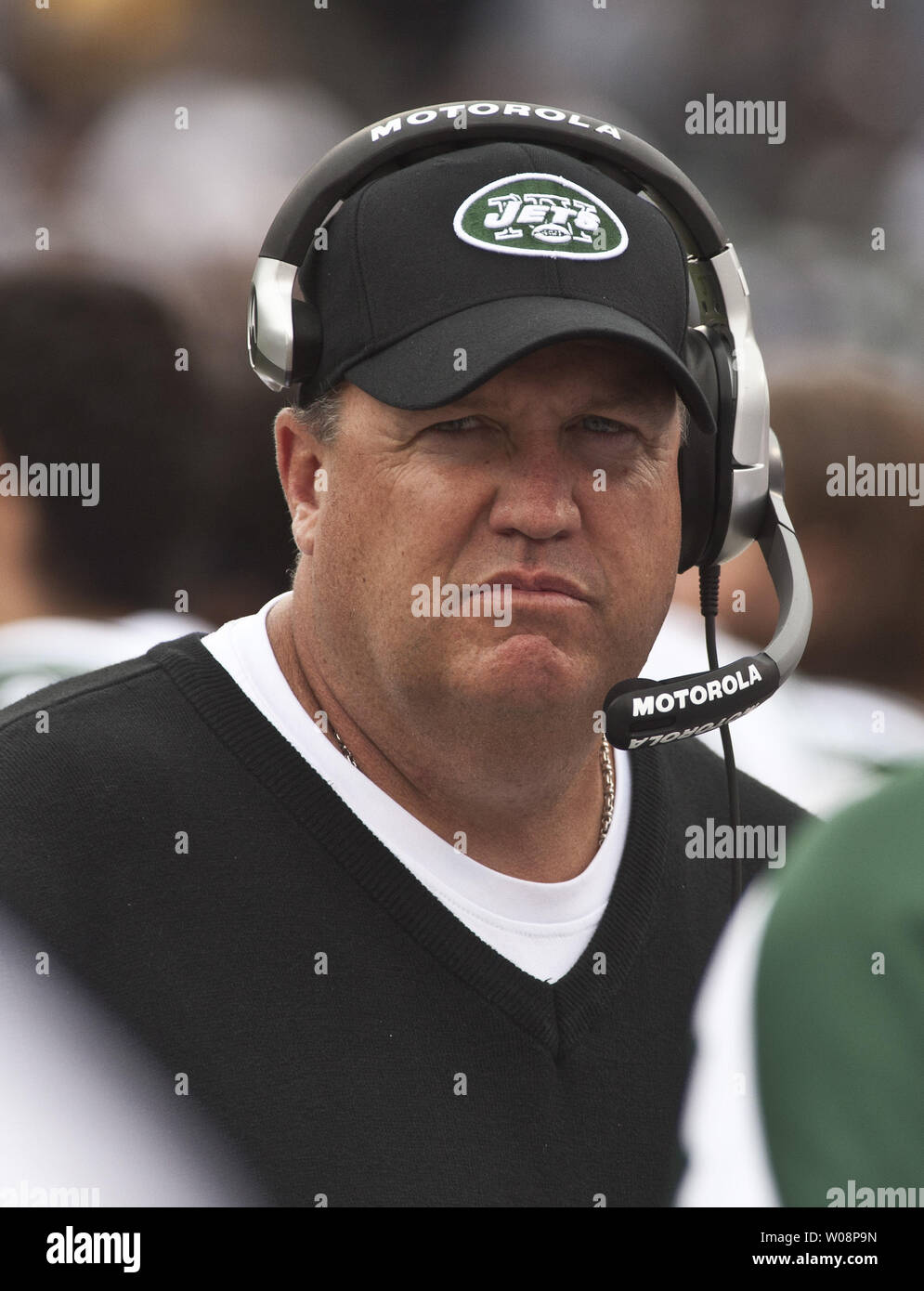 Rex Ryan head coach of the New York Jets Stock Photo - Alamy