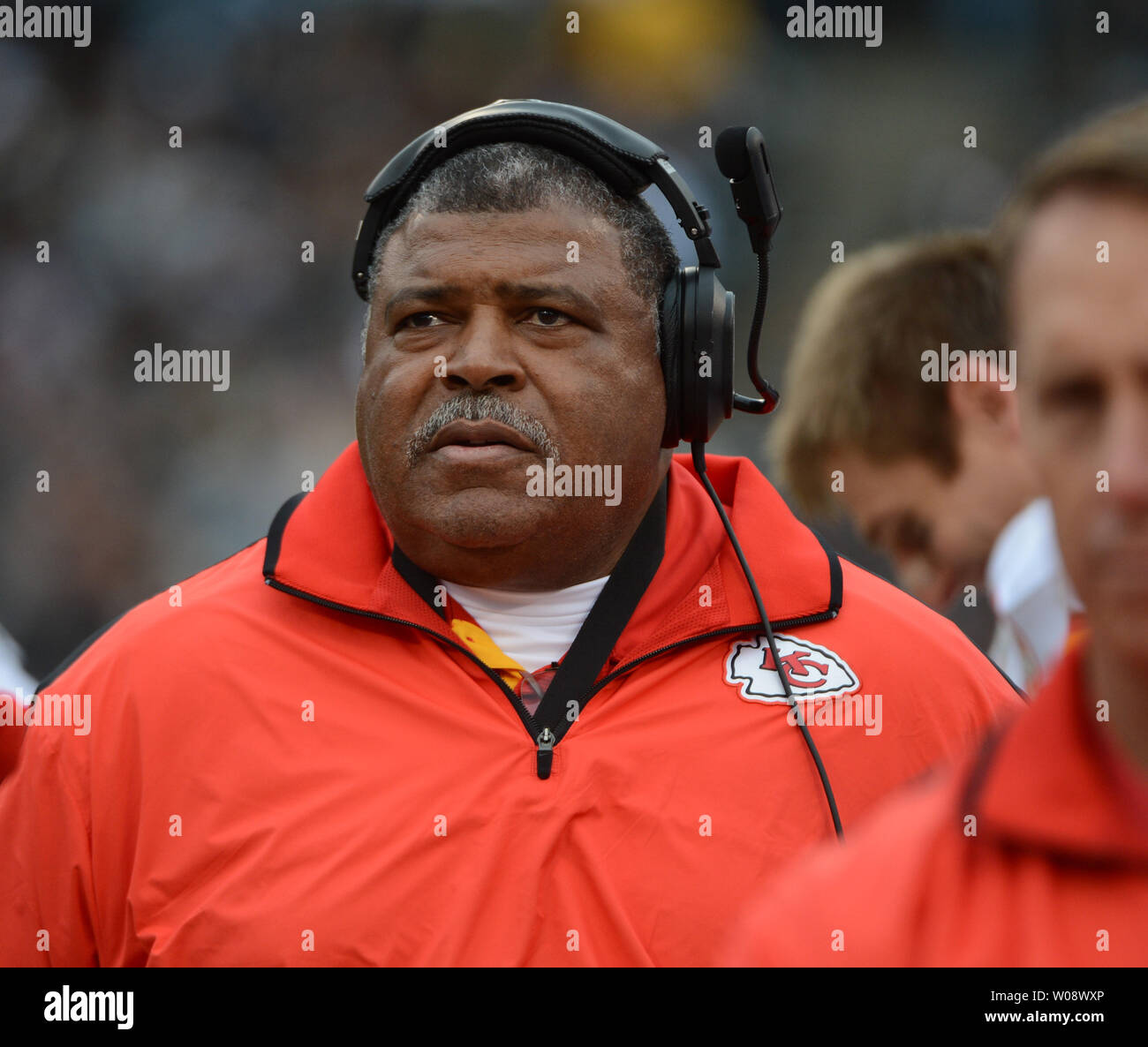 Kansas City Chiefs Head Coach Romeo Crennel watches his team go
