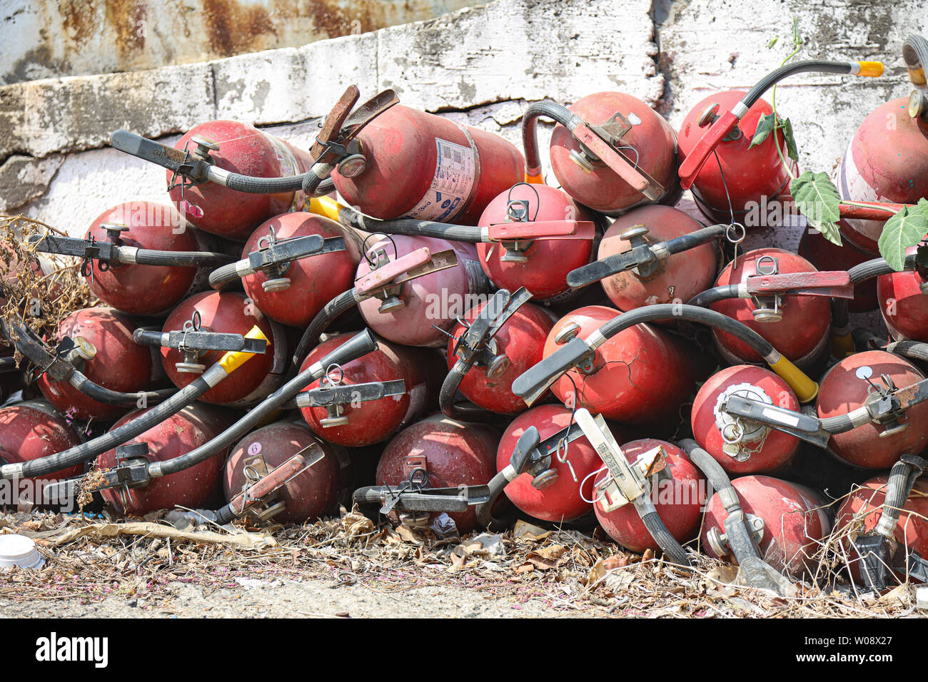 Antique fire extinguisher hires stock photography and images Alamy