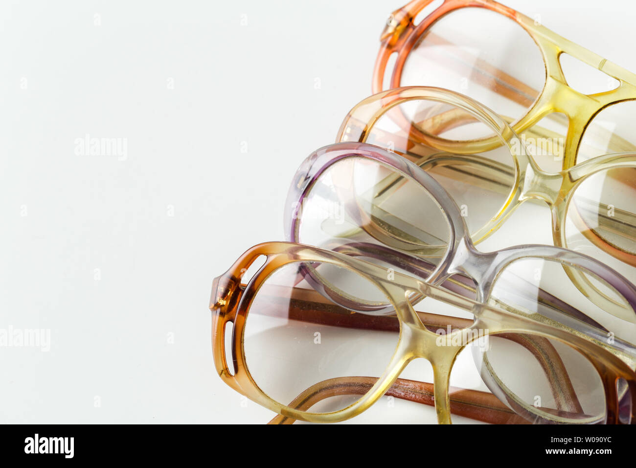 eyeglasses isolated on white Stock Photo - Alamy