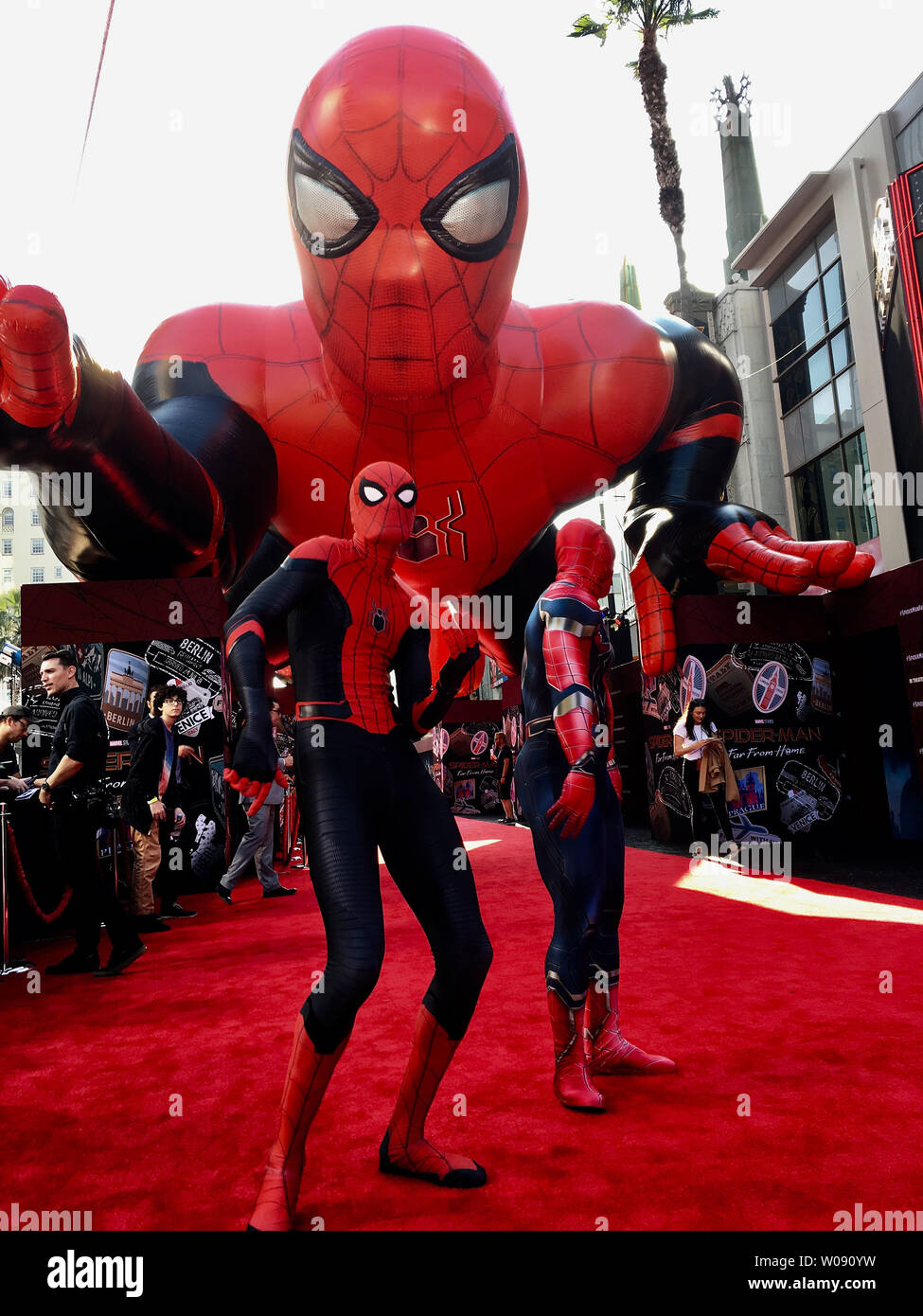 Los Angeles USA. 26th June 2019. Spider Man 105 arrives for the premiere of Sony Pictures Spider Man Far From Home held at TCL Chinese Theatre on June 26 2019 in Hollywood California Credit