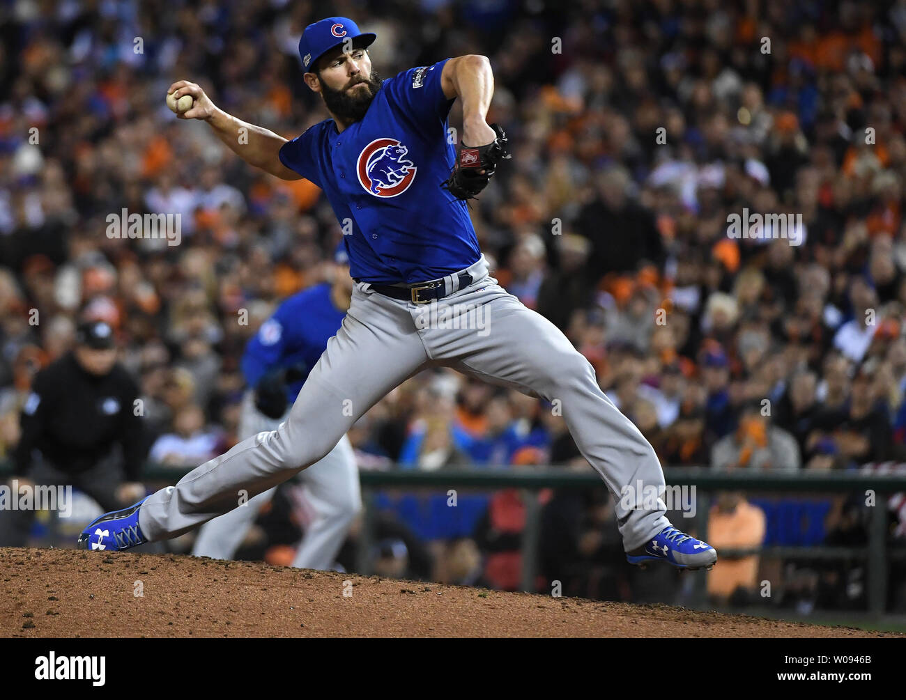 Jake arrieta chicago cubs baseball hi-res stock photography and