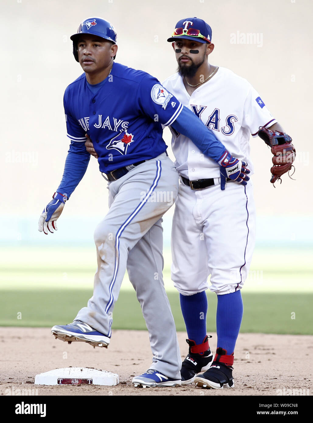 Texas Rangers Second Baseman Rougned Odor Editorial Stock Photo - Stock  Image