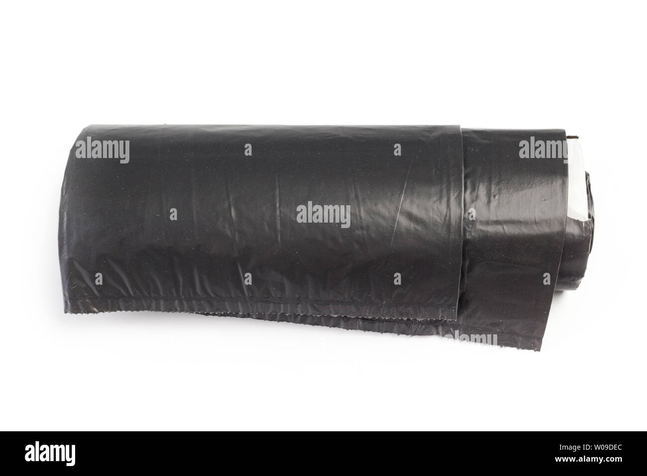 roll of plastic garbage bags isolated on white background Stock Photo ...