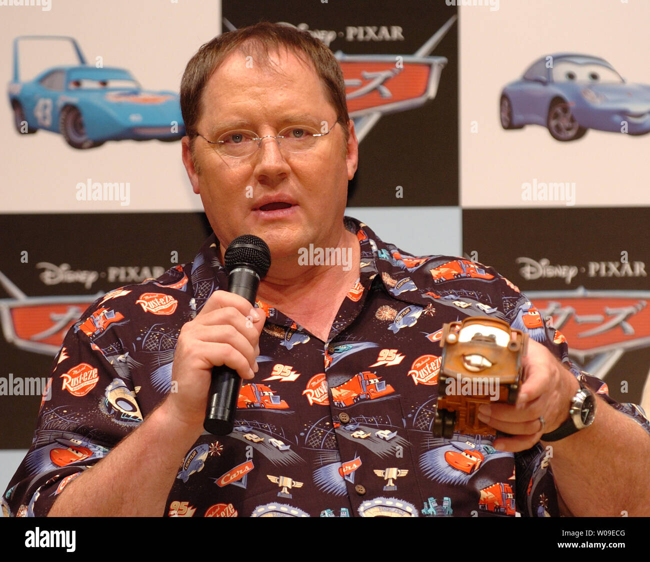 Cars Reporters At the Japanese promotion of the animation movie