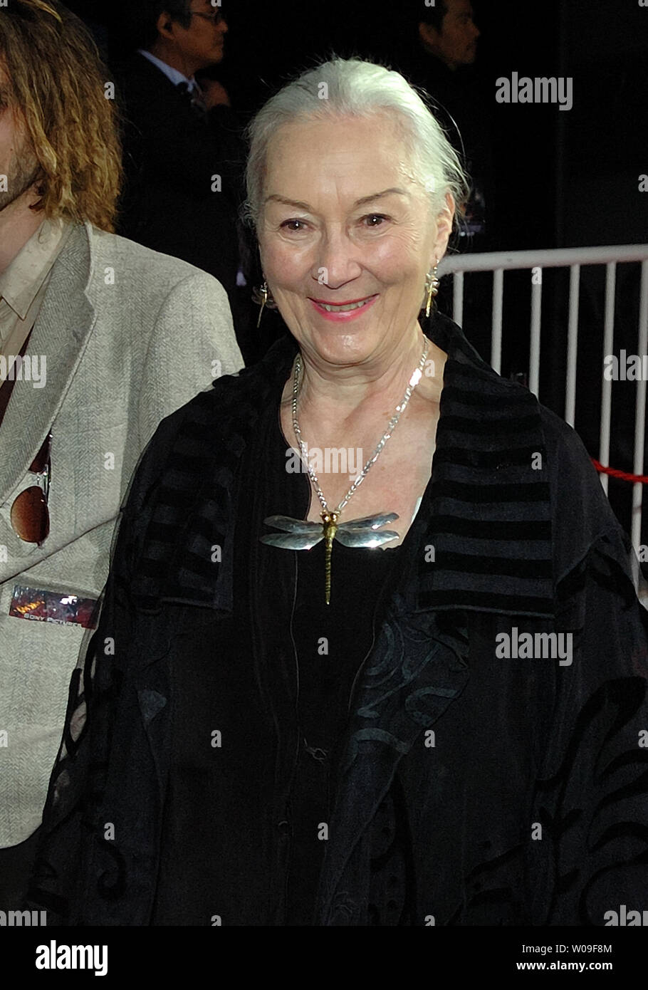 Actress Rosemary Harris arrives for the world premiere of of SpiderMan 3 in Tokyo on April 16