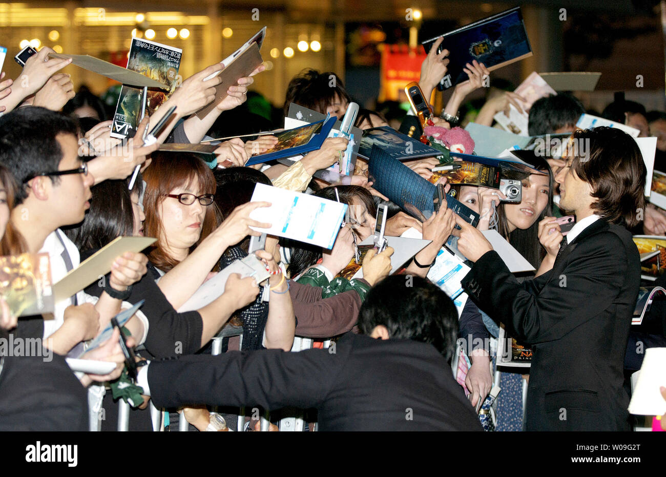 Actor Ben Barnes Signs Autographs For Fans During The Japanese