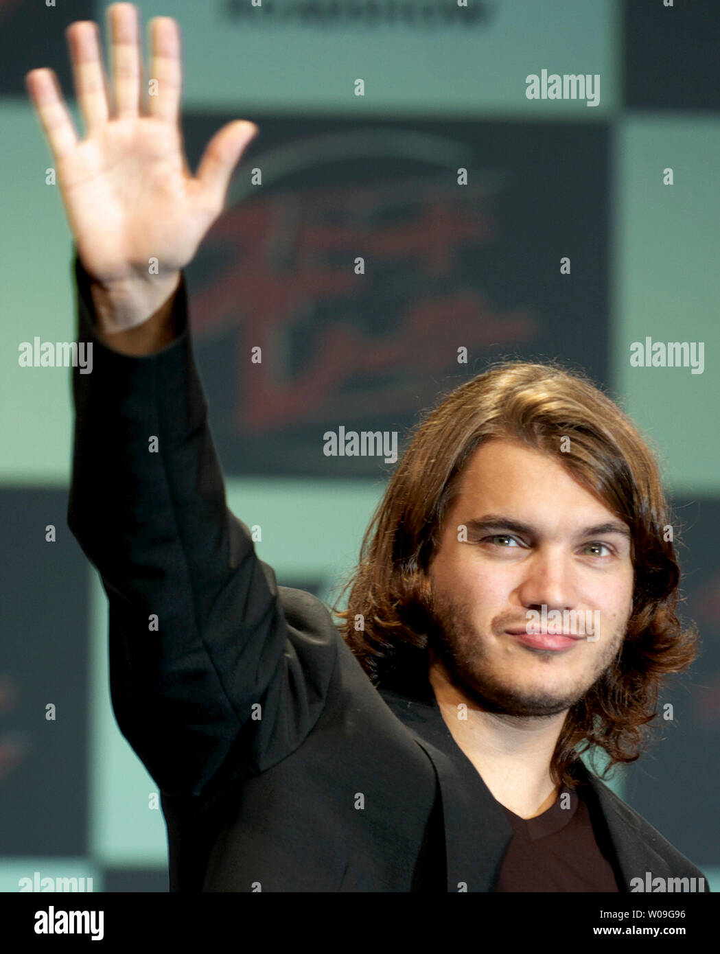 Actor Emile Hirsch Attends A Press Conference For The Film Speed Racer In Tokyo Japan On June 