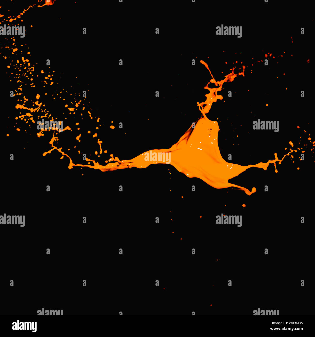 isolated orange water splash on background Stock Photo Alamy