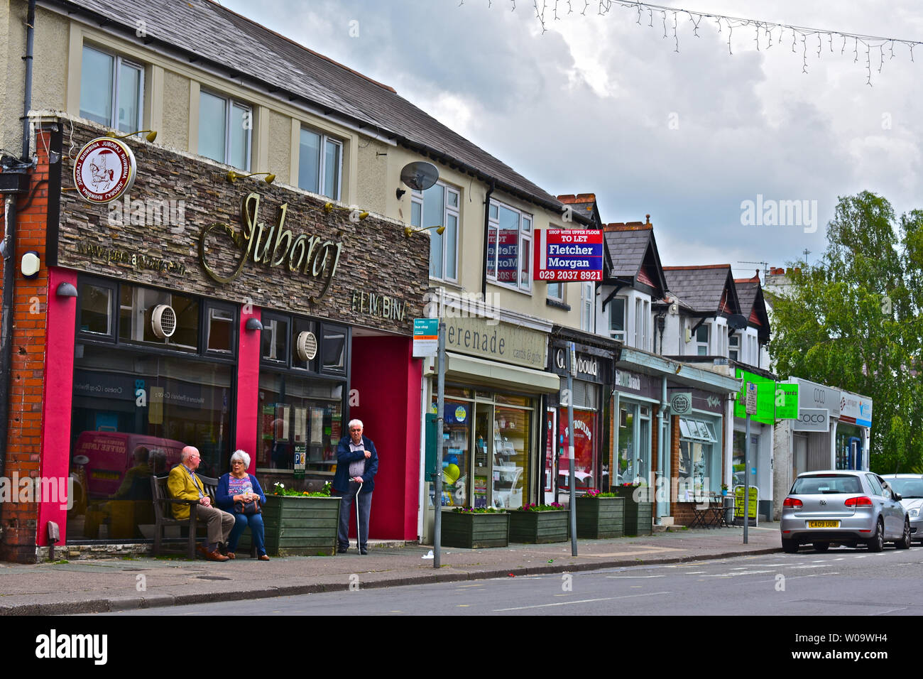 Shops with flats and offices above hires stock photography and images
