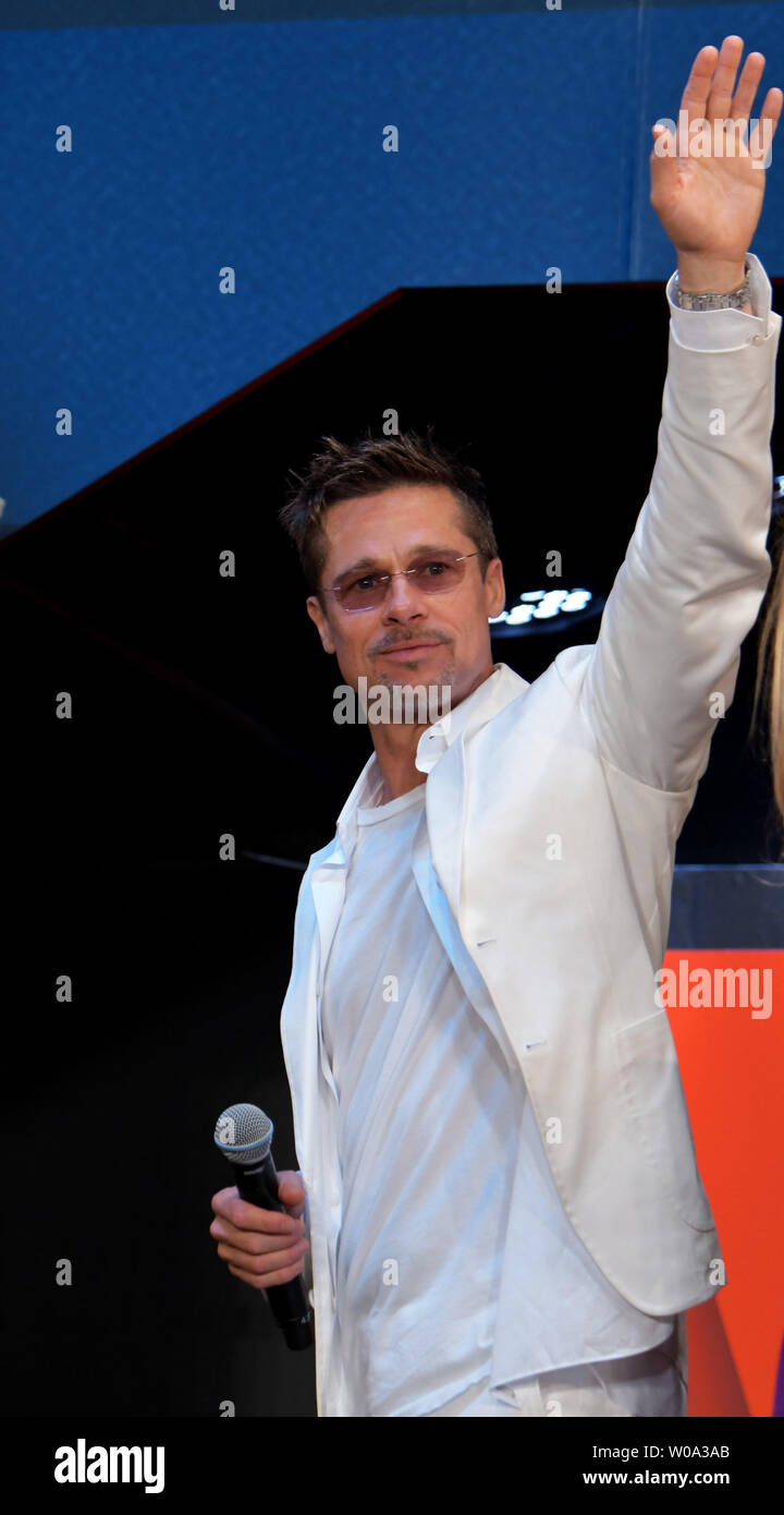 Producer And Actor Brad Pitt Attends The Japan Premiere For