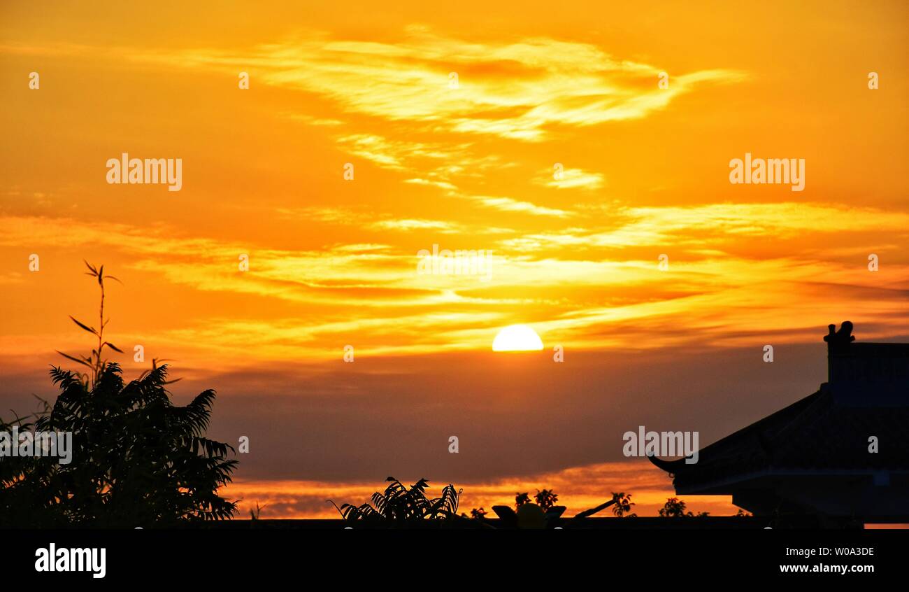 At dusk. Stock Photo