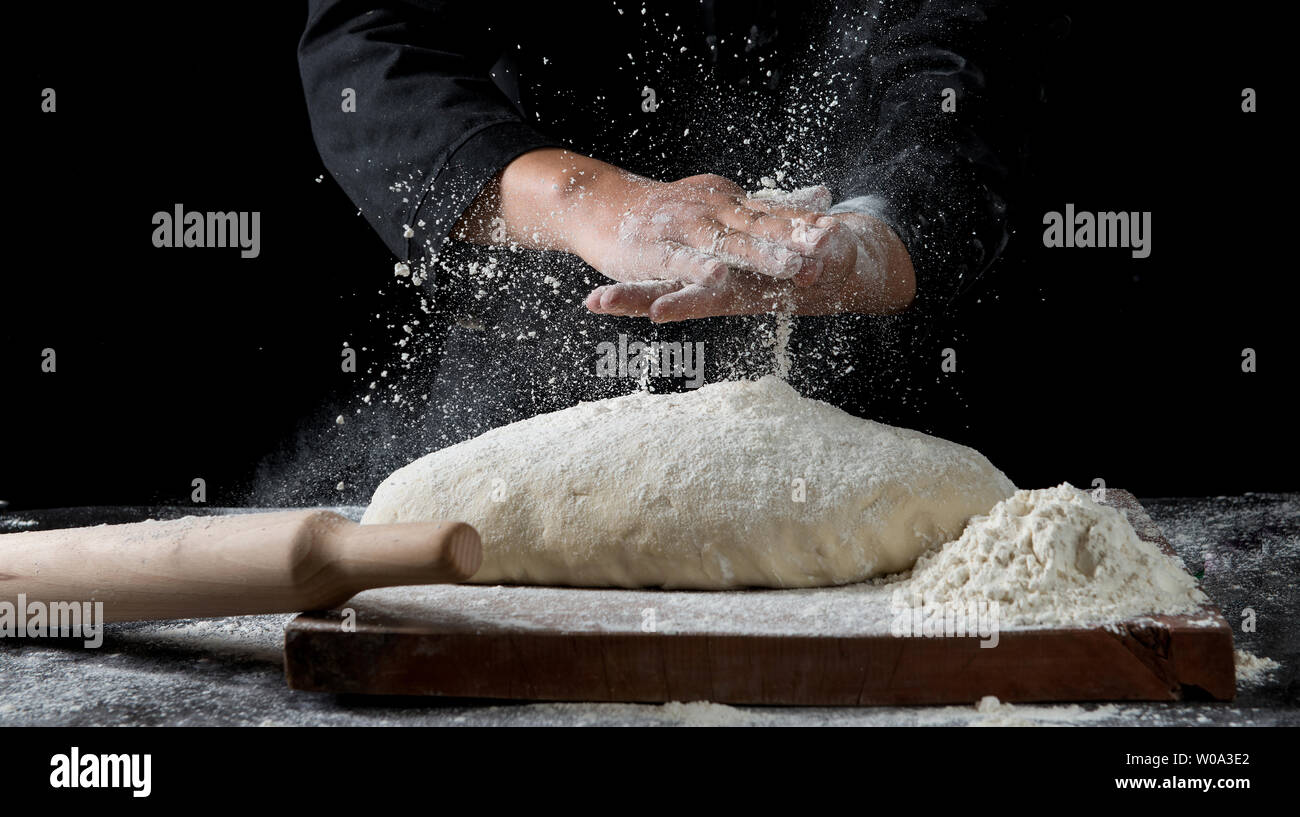 Flour and noodles Stock Photo Alamy