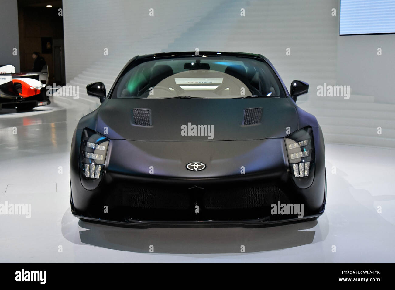 Toyota Gazoo Racing Gr Hv Sports Concept Is Seen On Display During The 45th Tokyo Motor Show 17 In Tokyo Japan On October 25 17 Photo By Keizo Mori Upi Stock Photo Alamy