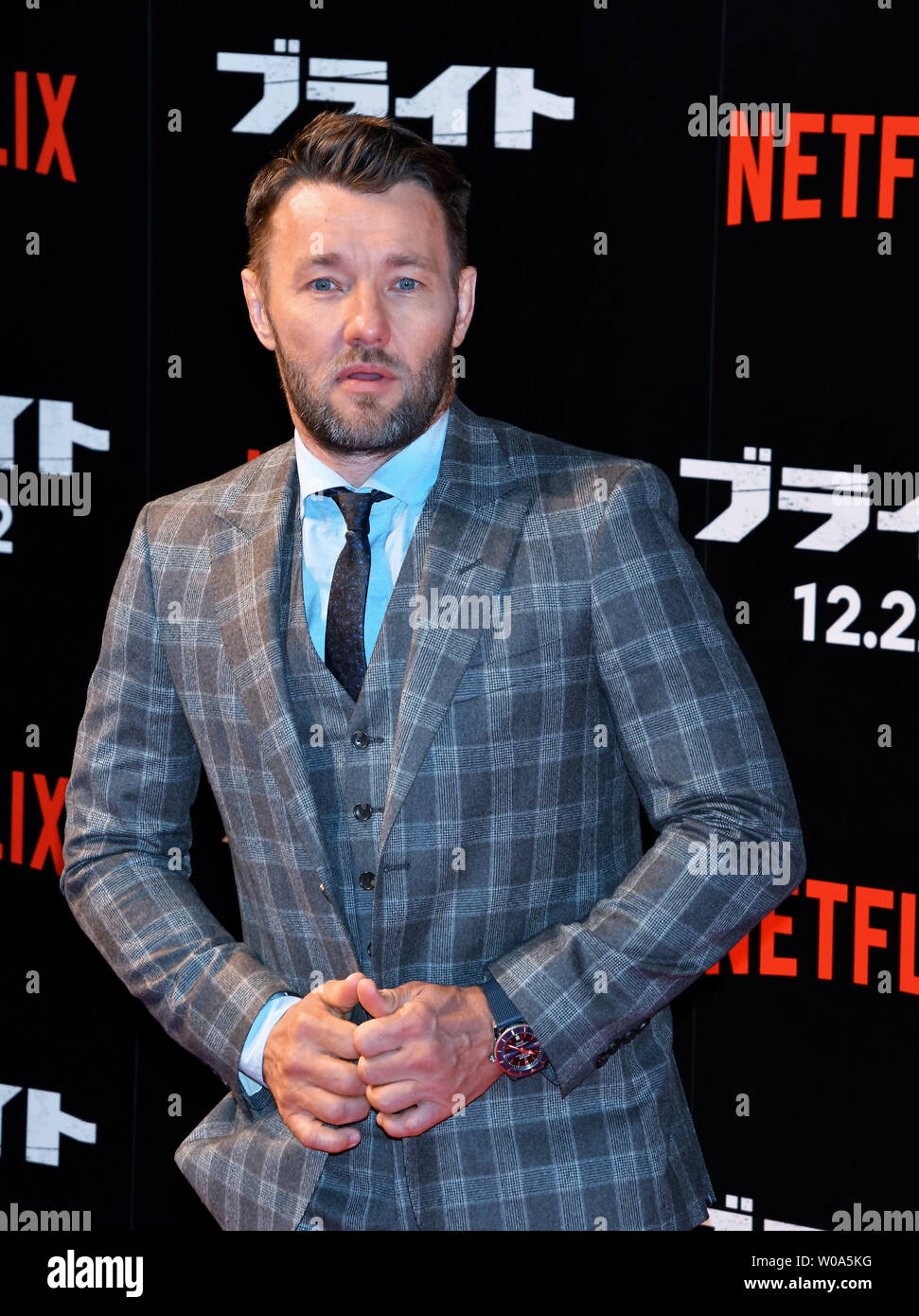 (L-R)Actor Joel Edgerton attends the Japan premier for the film 