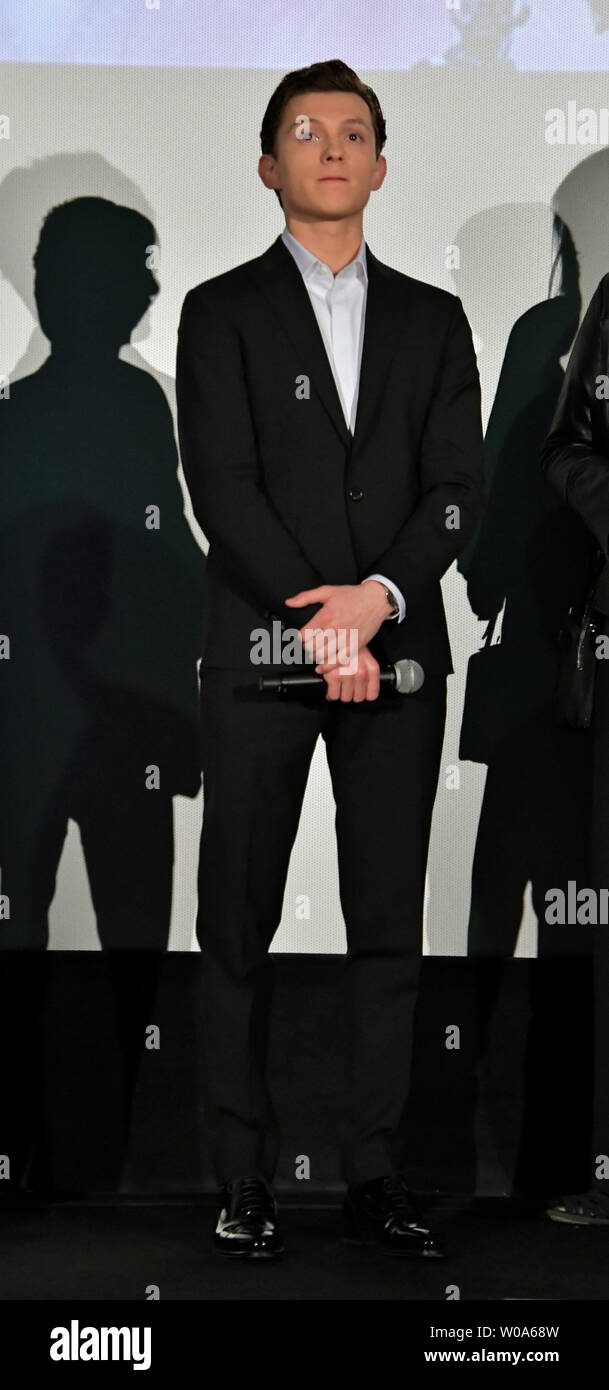Actor Tom Holland Attends The Japan Premiere For The Film Avengers Infinity War In Tokyo Japan On April 16 18 Photo By Keizo Mori Upi Stock Photo Alamy Actor Tom Holland Attends The Japan Premiere For The Film Avengers Infinity War In Tokyo Japan On April 16 18 Photo By Keizo Mori Upi Stock Photo Alamy