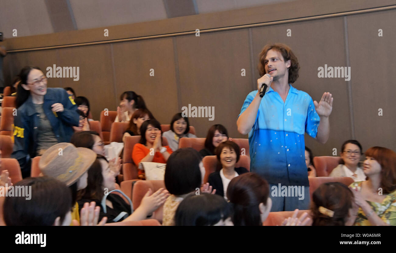 Actor Matthew Gray Gubler attends the meet and greet for the TV drama