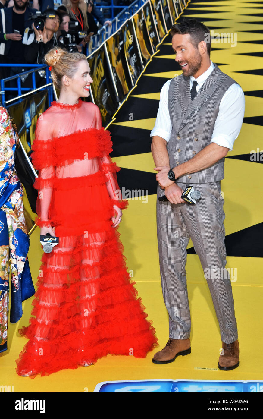 Actors Ryan Reynoldsr And Kathryn Newton Attend The World