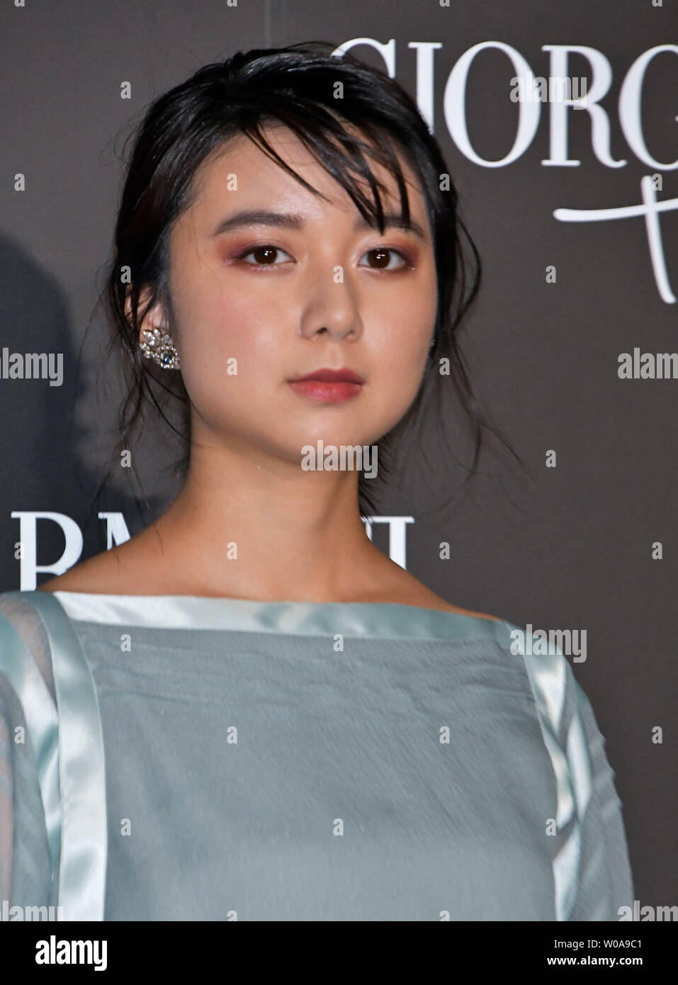 Japanese Actress Mone Kamishiraishi Attends The Photocall For Giorgio