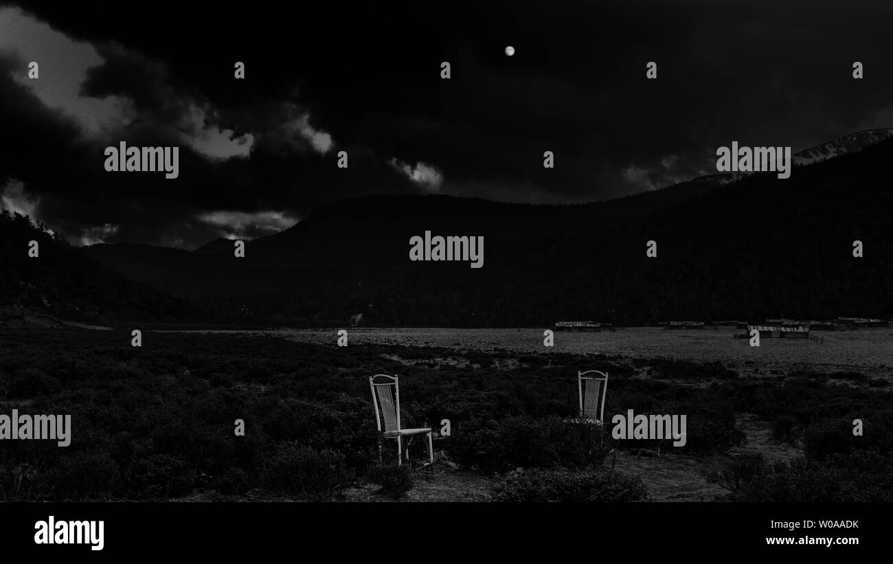 Scenery and humanities Black and White Stock Photos & Images - Alamy