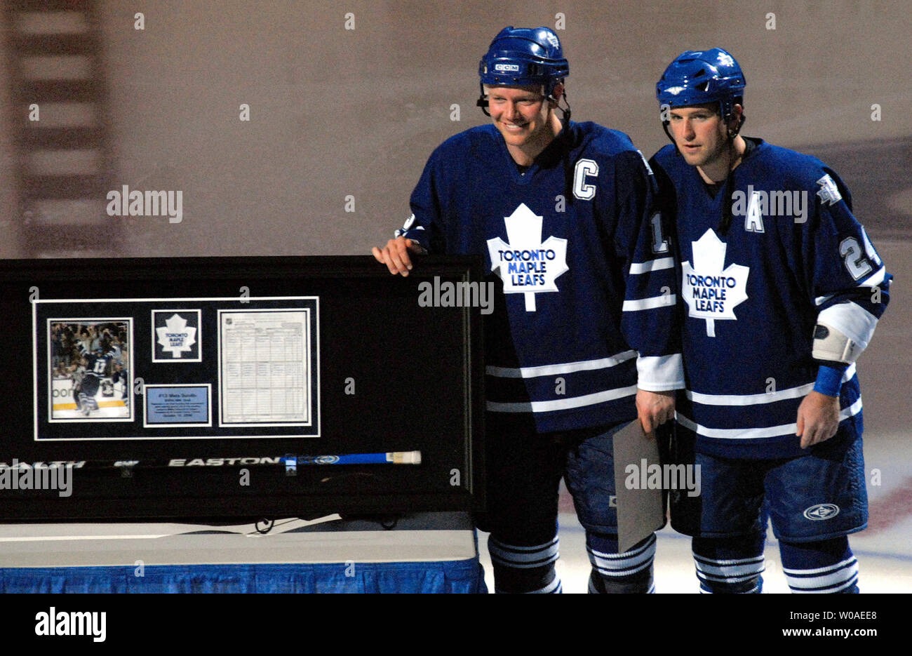 Swedish Player And Toronto Maple Leafs Captain Mats Sundin With