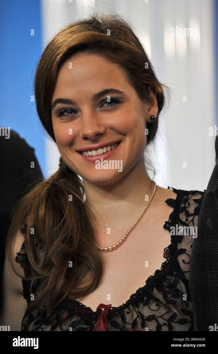 Caroline Dhavernas attends the Toronto International Film Festival press conference for 'Passchendaele' at the Sutton Place Hotel in Toronto, Canada on September 5, 2008. (UPI Photo/Christine Chew) Stock Photo