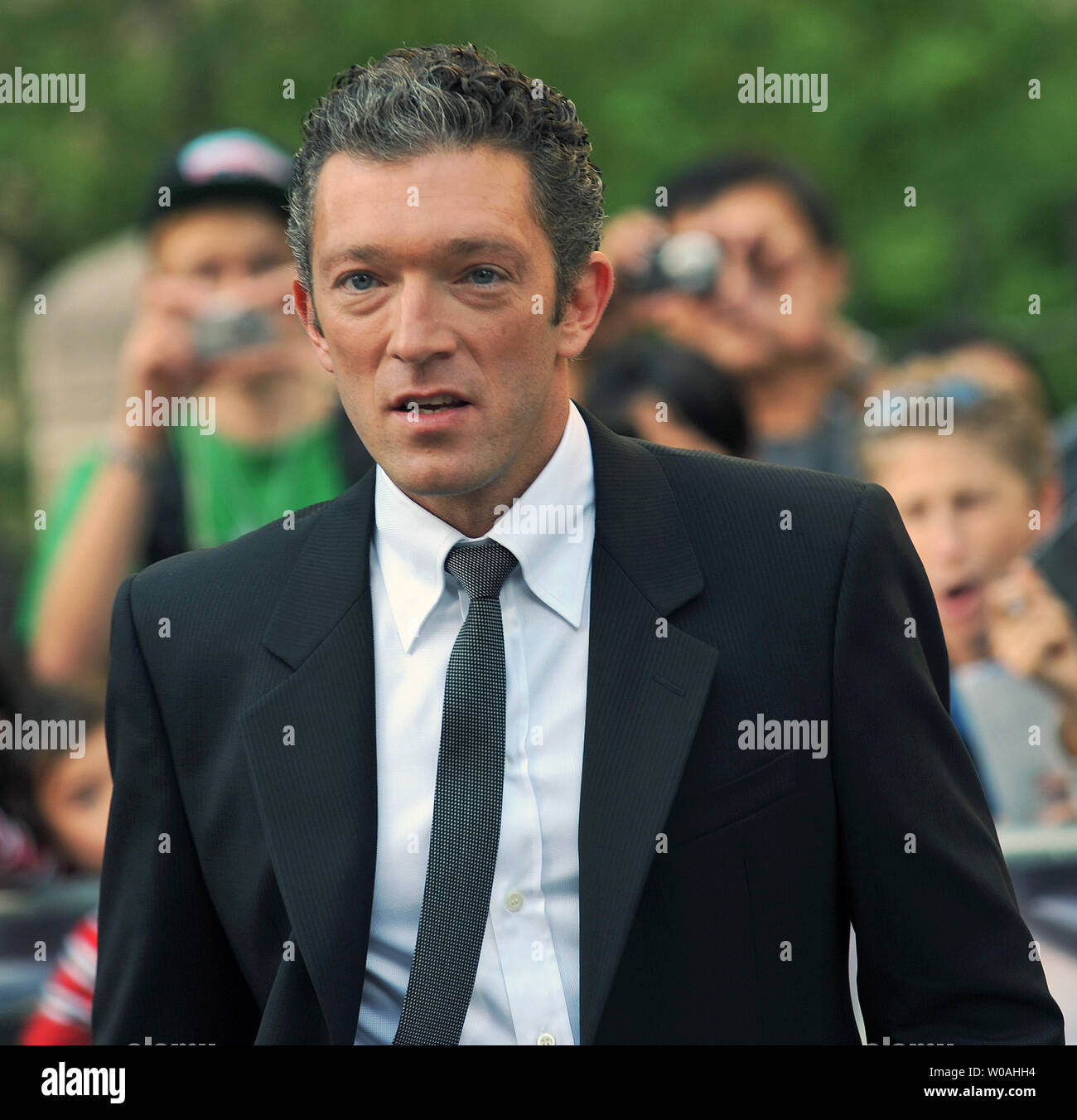 French actor Vincent Cassel arrives for the Toronto International Film
