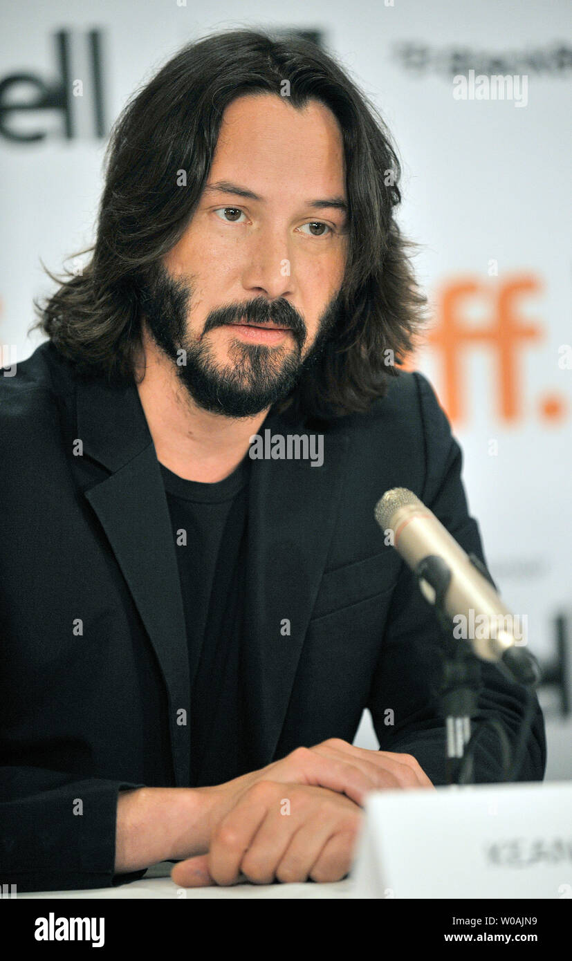 Keanu Reeves attends the Toronto International Film Festival press conference for 'The Private Lives of Pippa Lee' at the Sutton Place Hotel in Toronto, Ontario on September 15, 2009.  UPI /Christine Chew Stock Photo