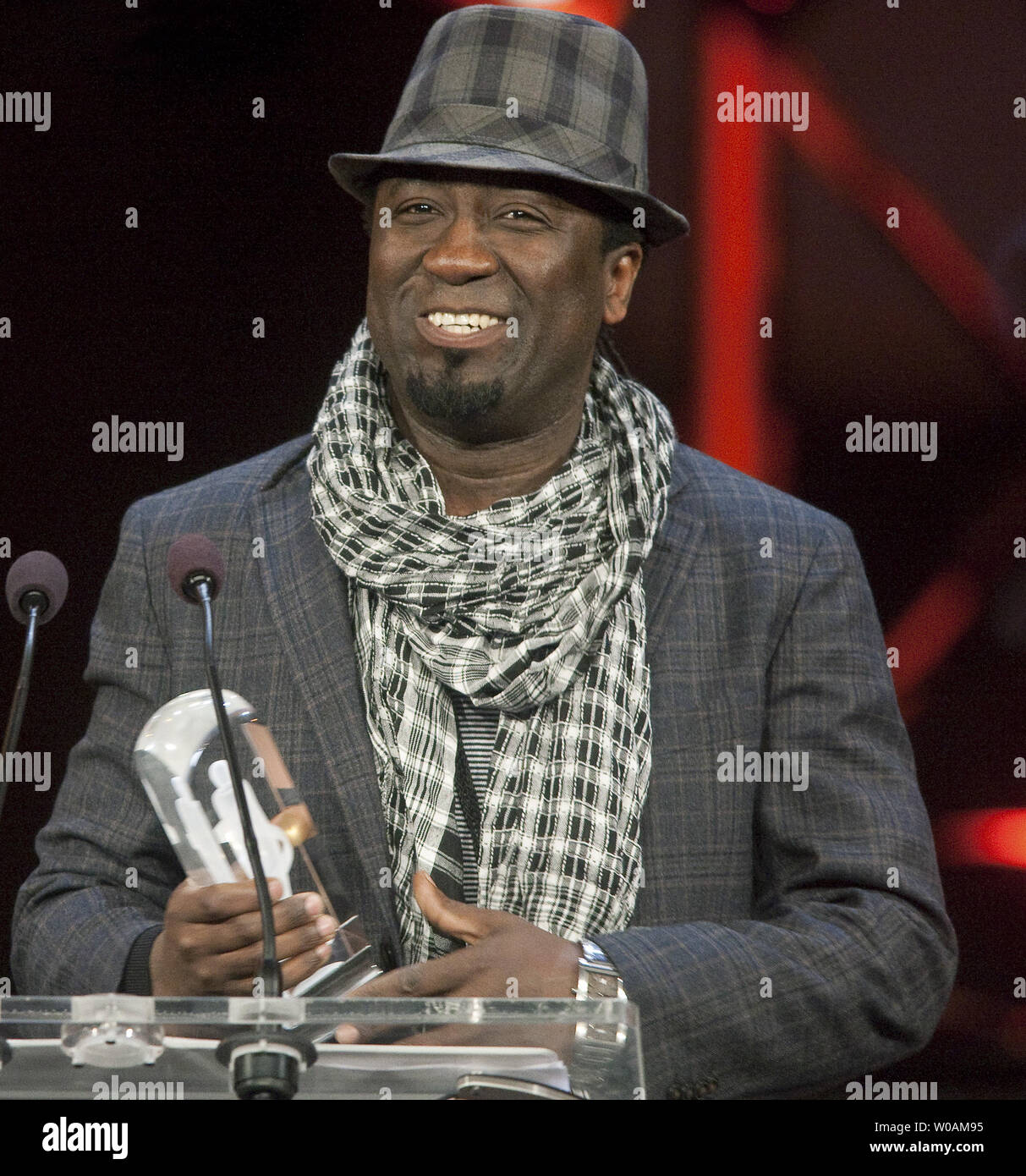 Aksil Elage Diouf Wins The World Music Album Of The Year Award At The Juno Gala Dinner And Awards At The Allstream Center During The 2011 Juno Awards In Toronto Ontario March alamy