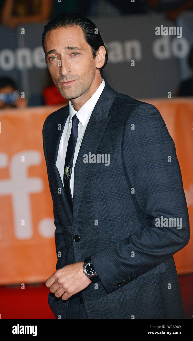 Adrien Brody Arrives At The World Premiere Of Septembers Of Shiraz At Roy Thomson Hall During The Toronto International Film Festival In Toronto Canada On September 15 2015 Photo By Christine Chew Upi