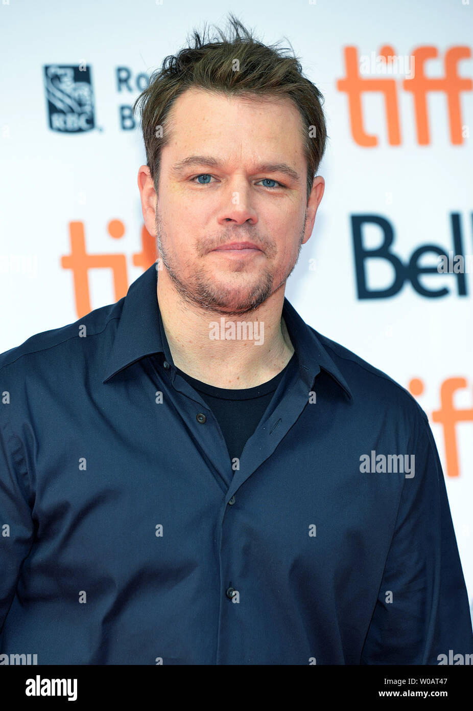 Matt Damon arrives at the Toronto International Film Festival premiere of 'Manchester By The Sea' at the Princess of Wales Theatre in Toronto, Canada on September 13, 2016. Photo by Christine Chew/UPI Stock Photo