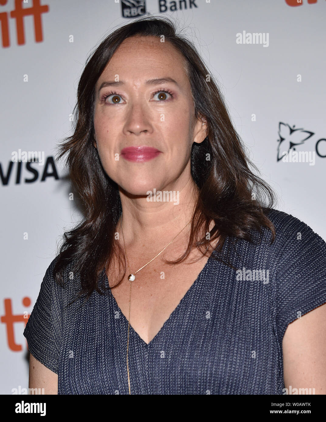 Director Karyn Kusama arrives for the premiere of 'Destroyer' at the