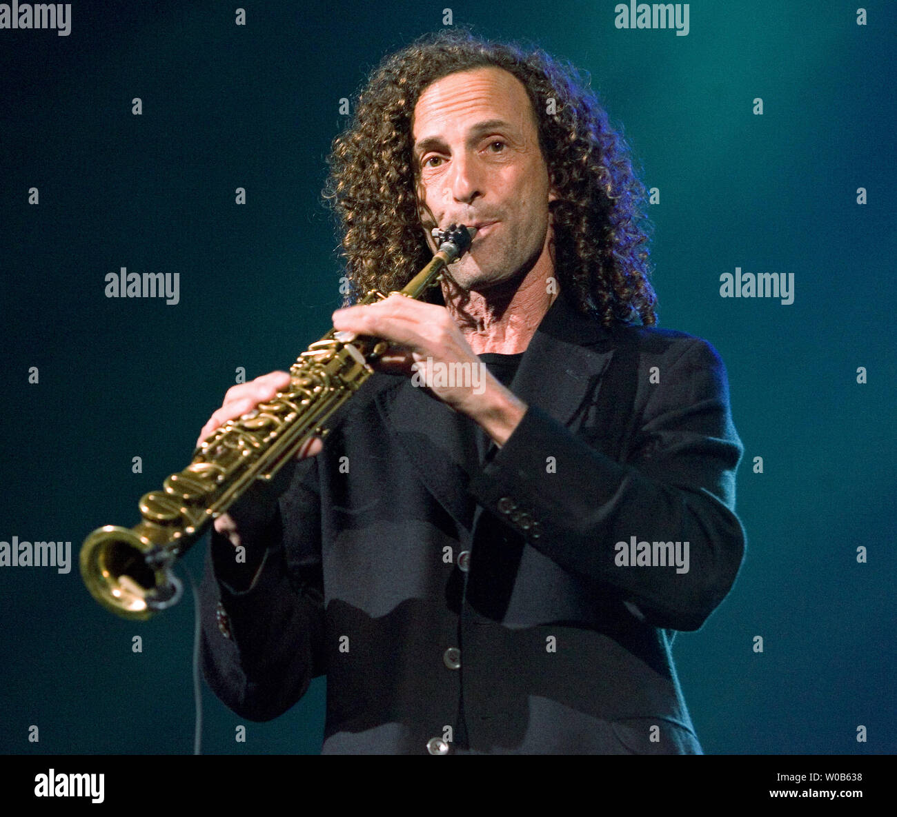 Kenny G performs in concert to a full house at the River Rock Casino near Vancouver, British