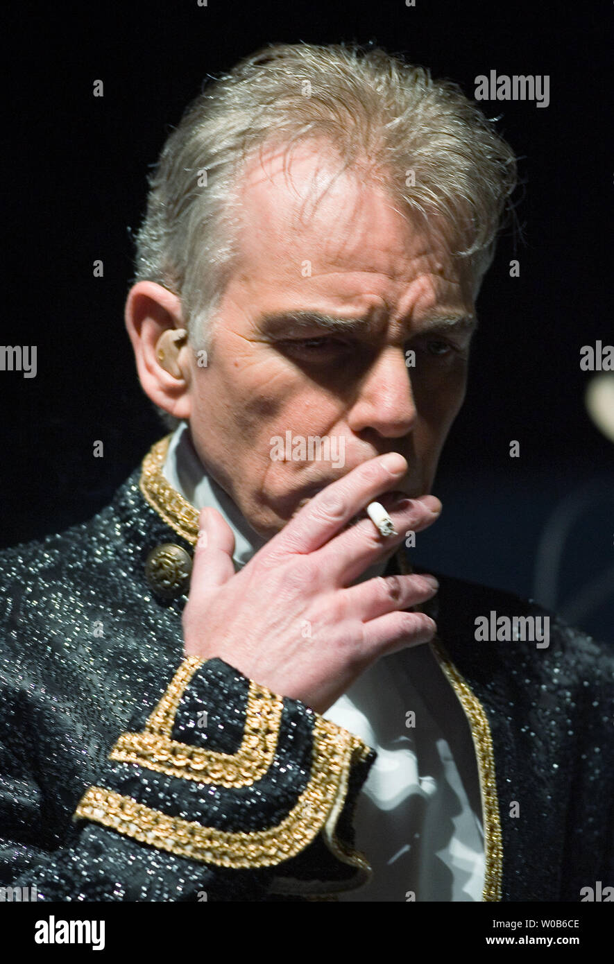 cigarette thornton Actor and singer Billy Bob Thornton smokes a cigarette while performing  with his band the Boxmasters in a concert at the Boulevard Casino's Red  Robinson Show Theater near Vancouver, British Columbia, September
