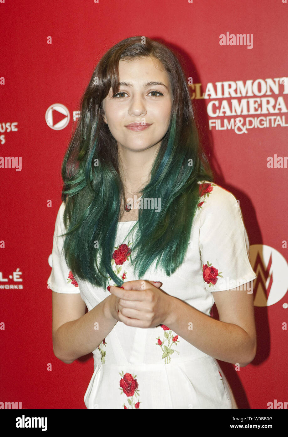 Actress Katie Findlay arrives at the Lighthouse Pictures and JetSet Crew Film Party at the Sutton Place Hotel during the Vancouver International Film Festival in Vancouver, British Columbia on September 29, 2012. UPI Photo /Heinz Ruckemann Stock Photo