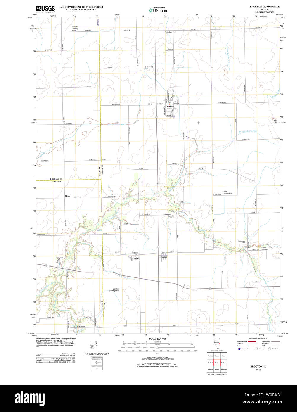 Map of brocton Cut Out Stock Images & Pictures Alamy