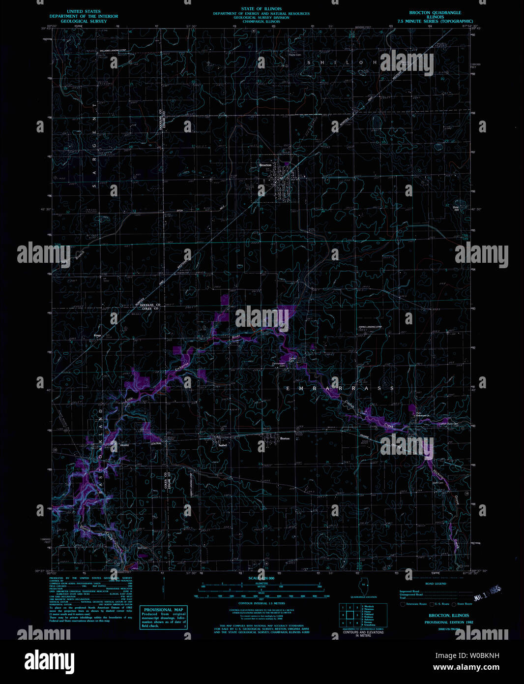 Map of brocton hires stock photography and images Alamy