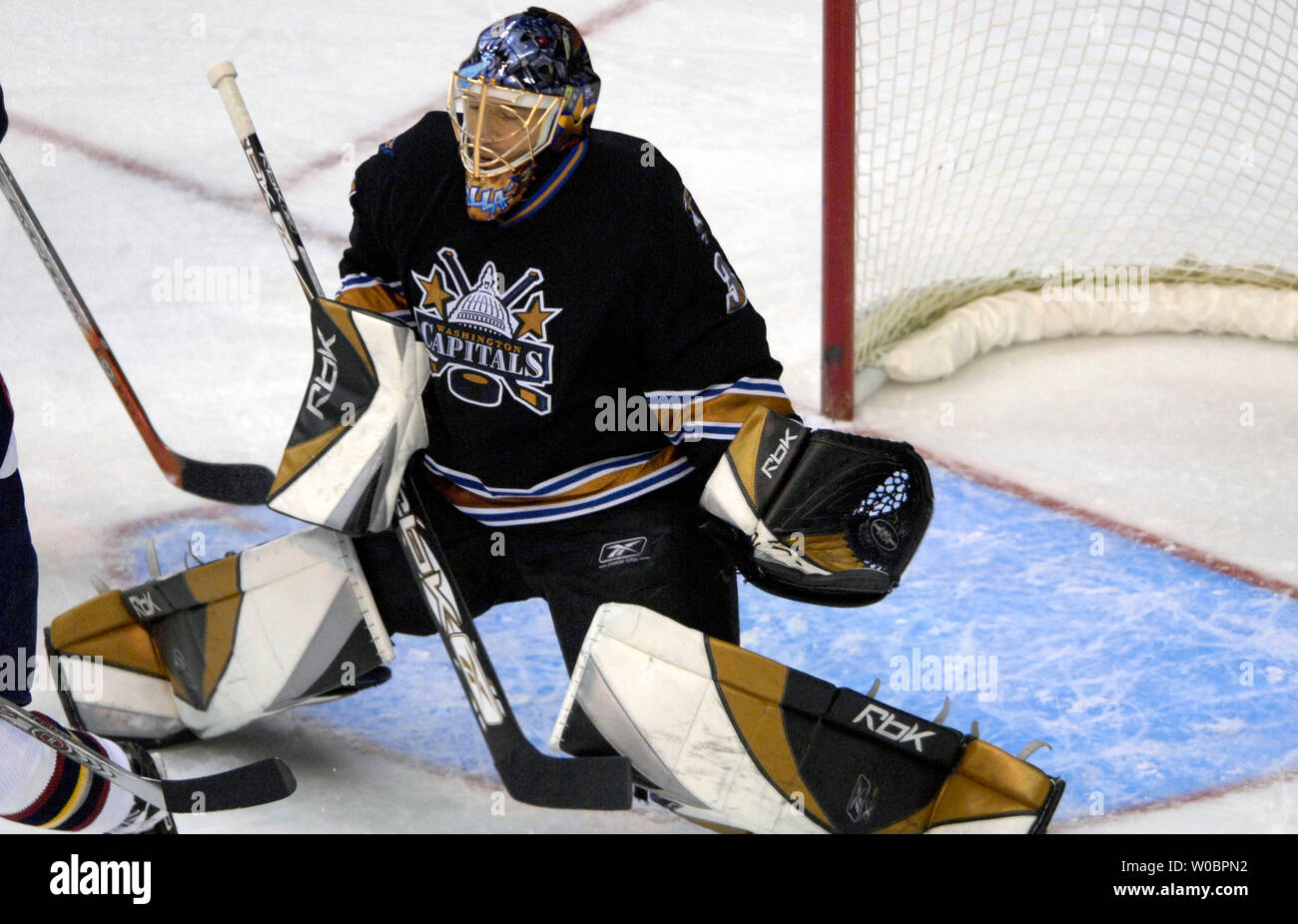 The Washington Capitals goalie Olaf 