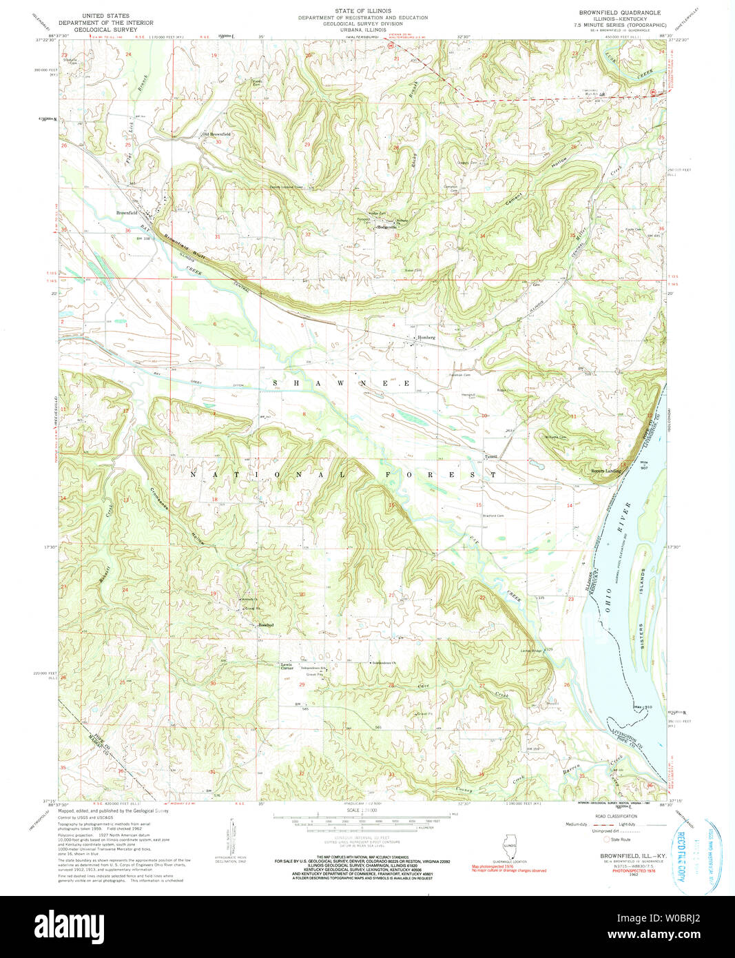 Map of brownfield hires stock photography and images Alamy