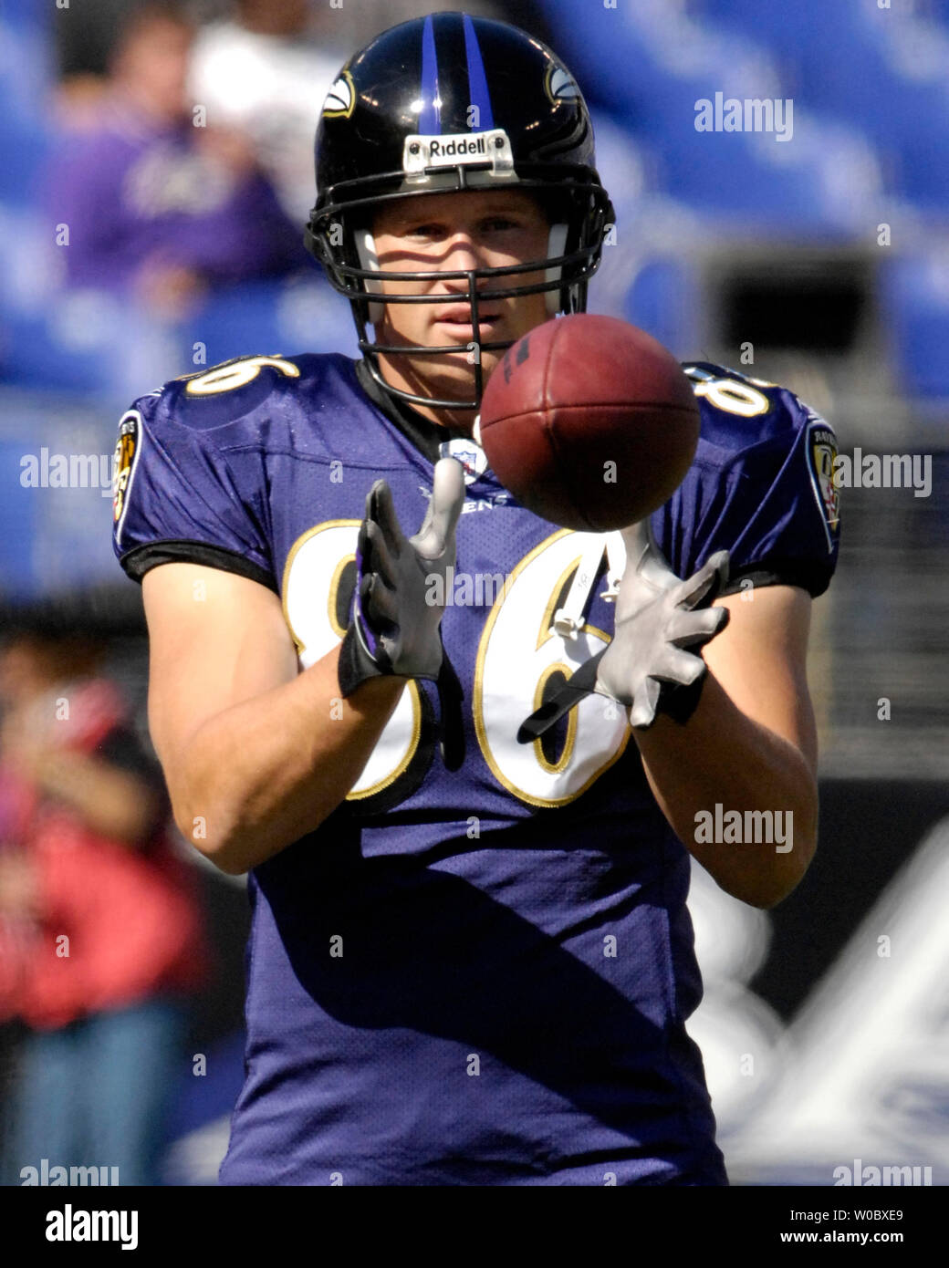 Ravens tight end todd heap hi-res stock photography and images - Alamy