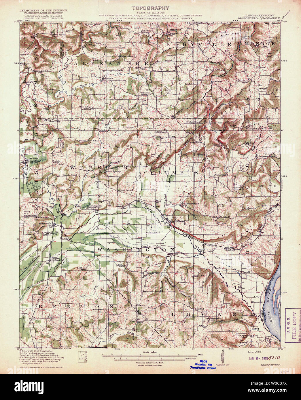 Map of brownfield hires stock photography and images Alamy