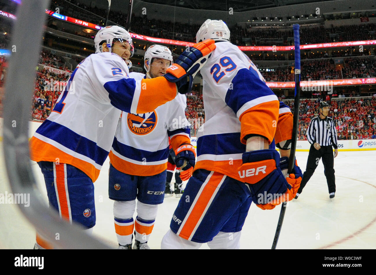 New York Islanders #29 Brock Nelson 2014 Stadium Series Blue