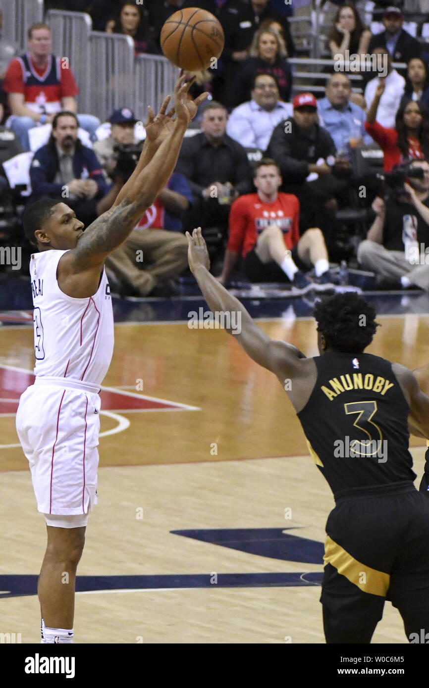 Washington Wizards guard Bradley Beal (3) makes a three point basket ...