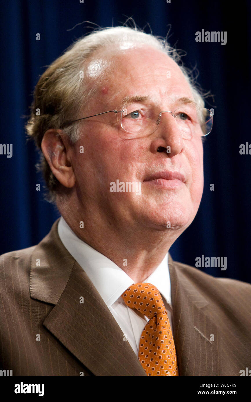 Sen. John Rockefeller IV, D-WV, speaks during a news conference to ...