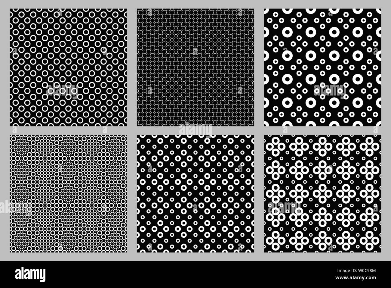 Repeating background from set Black and White Stock Photos & Images - Alamy