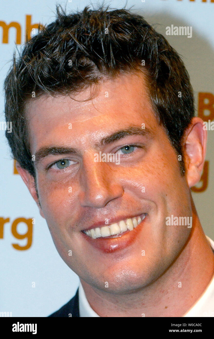 New York Giants 'Bachelor' Jesse Palmer attends the Bloomberg News Party following the annual White House Correspondent's Dinner on May 1, 2004 in Washington.  (UPI Photo/Rick Steele) Stock Photo